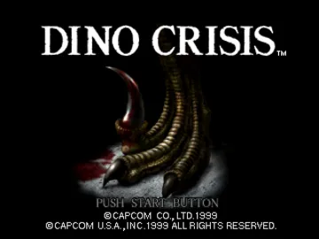 Dino Crisis (US) screen shot title